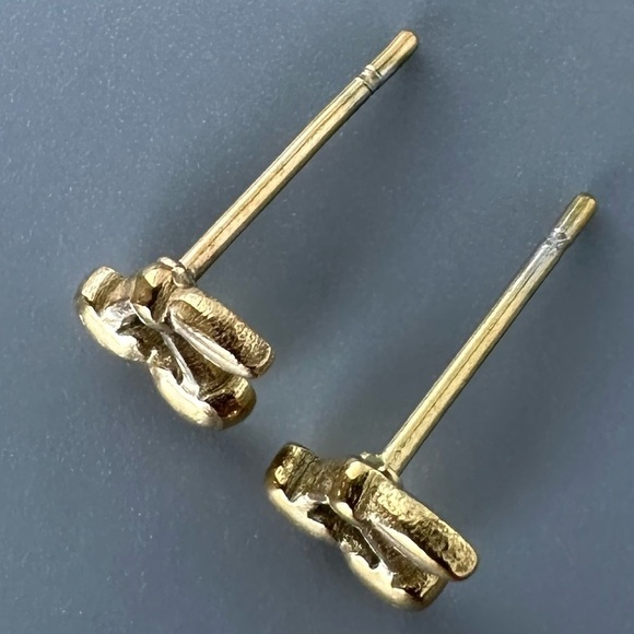 14k Gold Vermeil Tiny Cherry Studs - Picture 5 of 10